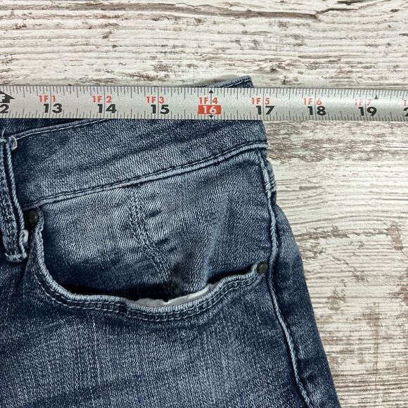 Women’s Lauren Felt Classic Weekender Crop distressed jeans size 12 - Picture 8 of 10